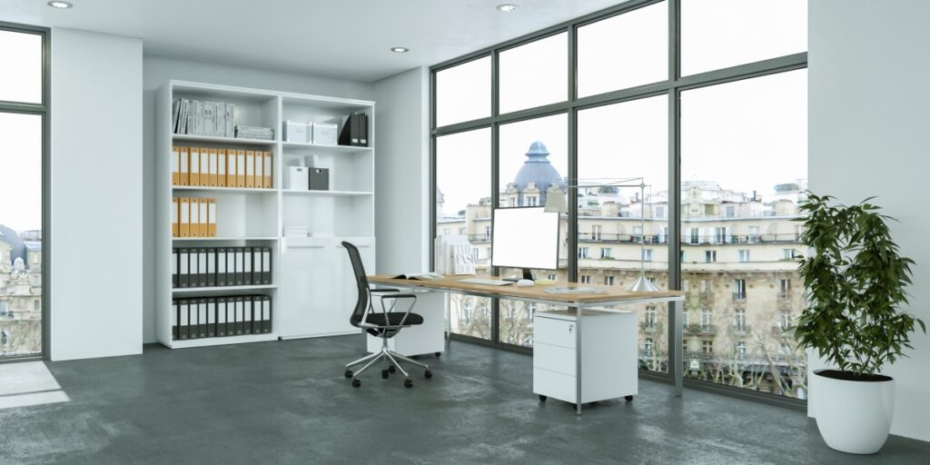 Büromöbel mit Schiebetüren eignen sich perfekt für Großraumbüros!